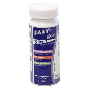 Test rápido de pH, Cloro Libre y Alcalinidad para Piscina, Spa, o Tinaja. Calidad Alemana